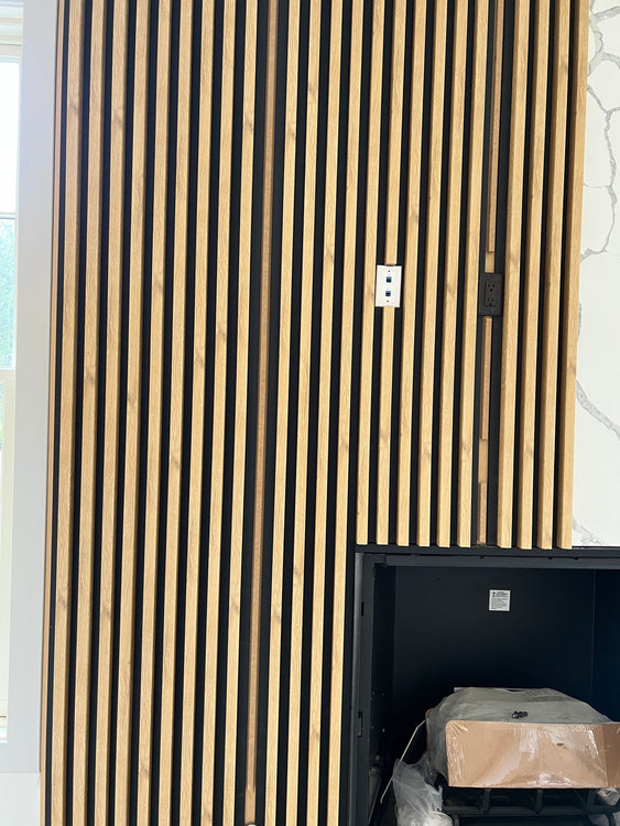 Wall-mounted decorative panels-Wood