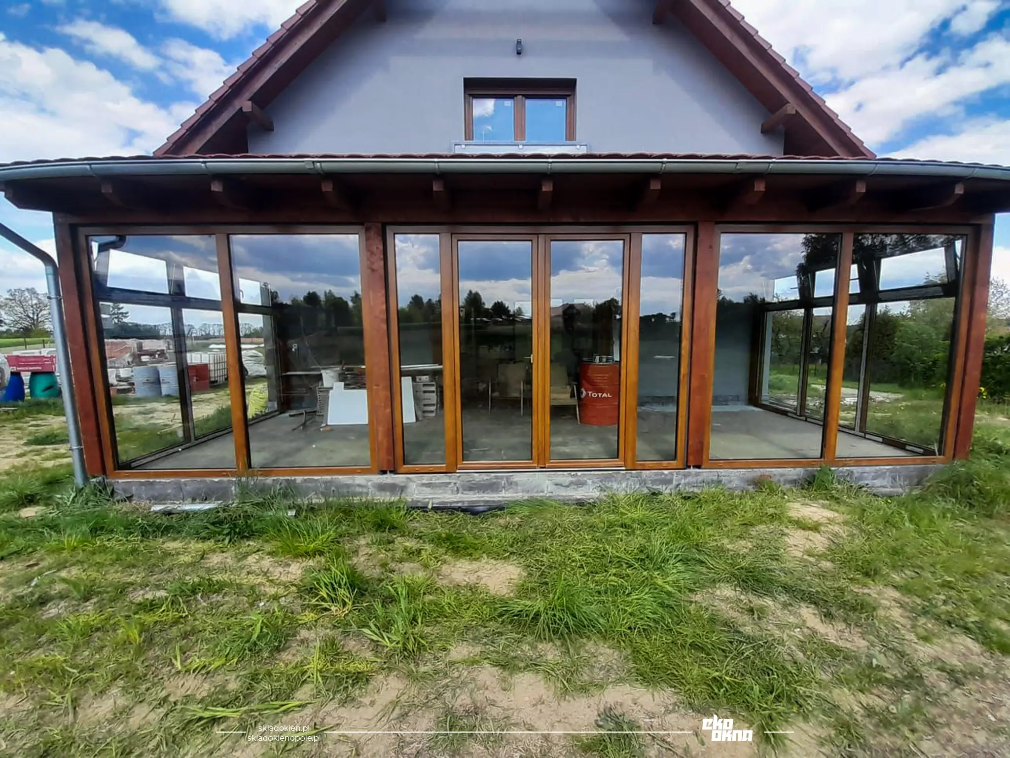 Modern French doors