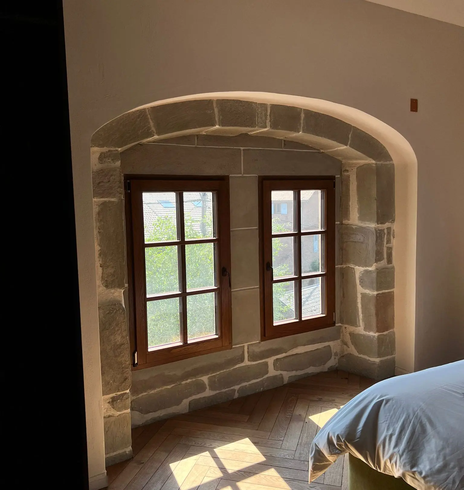 Wood window profile