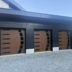 Modern Decor Concord Contemporary insulated steel garage door
