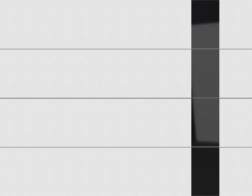 Amarr Lincoln — Vertical Window Steel Garage Door (Modern Decor Glass)