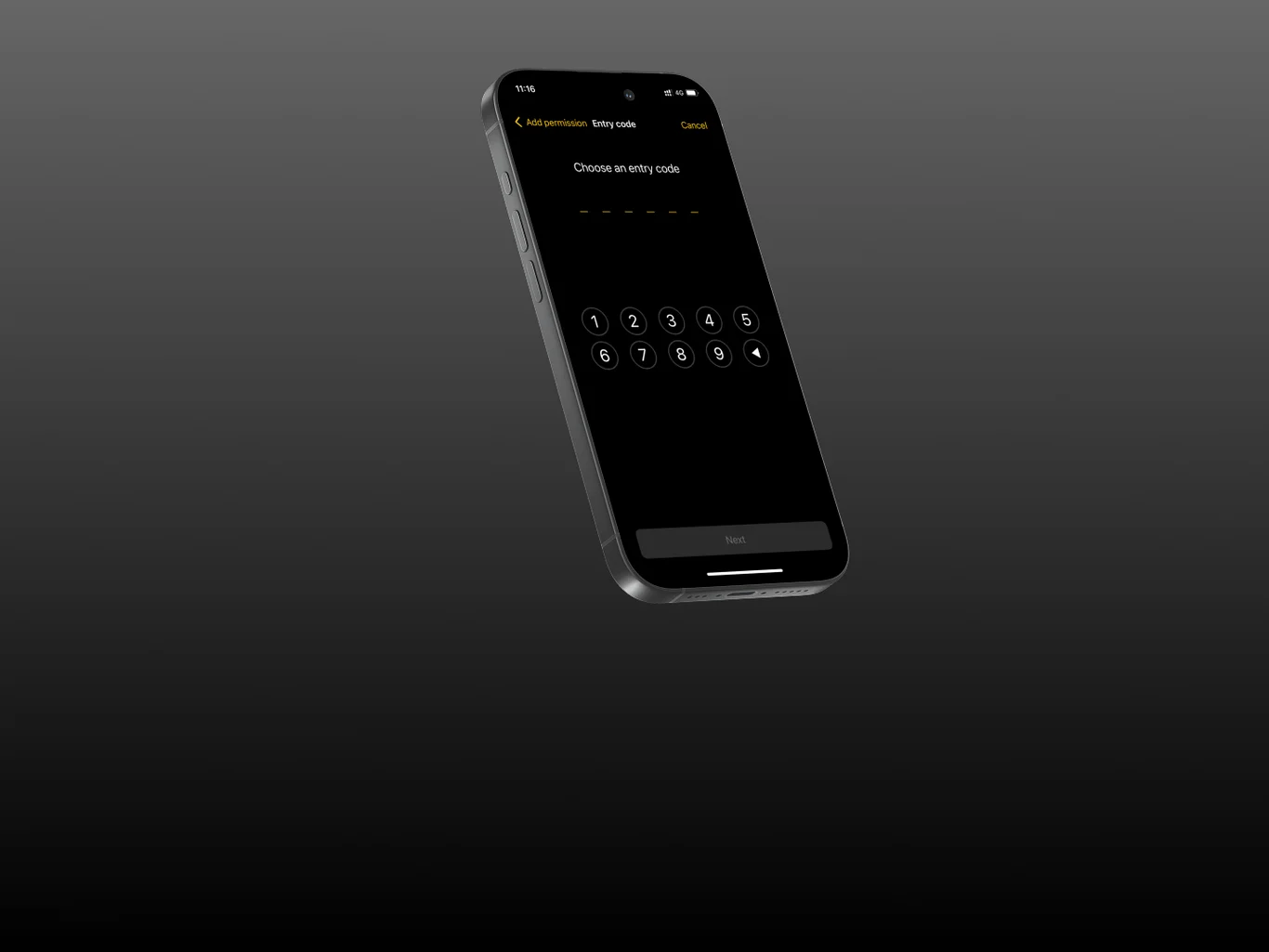 Nuki Keypad 2 NFC beside the door