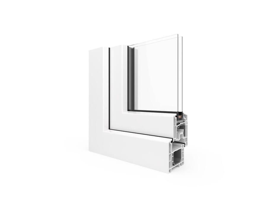 AluPlast Ideal 4000 profile cutaway, 360° view